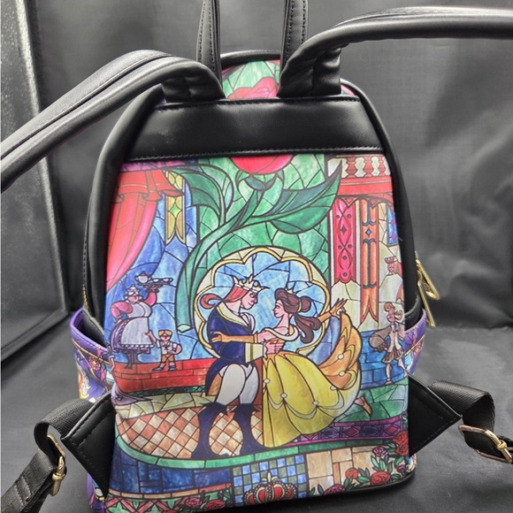 Loungefly Disney Castle Backpack with Multicolor Design main image 9